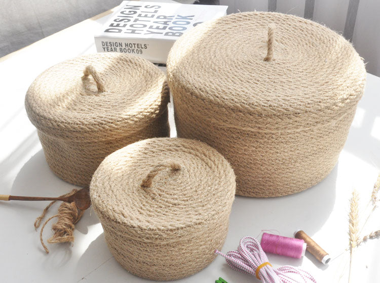 The Woven Lidded Basket