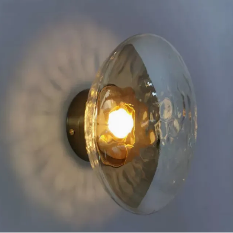 The Glass Disc Sconce
